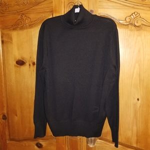 Time and Tru black turtleneck sweater size XL